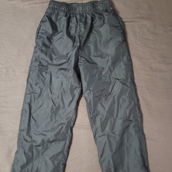 Rain Pants Lined Water-resistant Fabric West Coast Connection Boy Size 6 Black - Picture 1 of 4